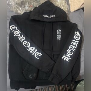 Chrome Hearts Vertical Logo Hoodie